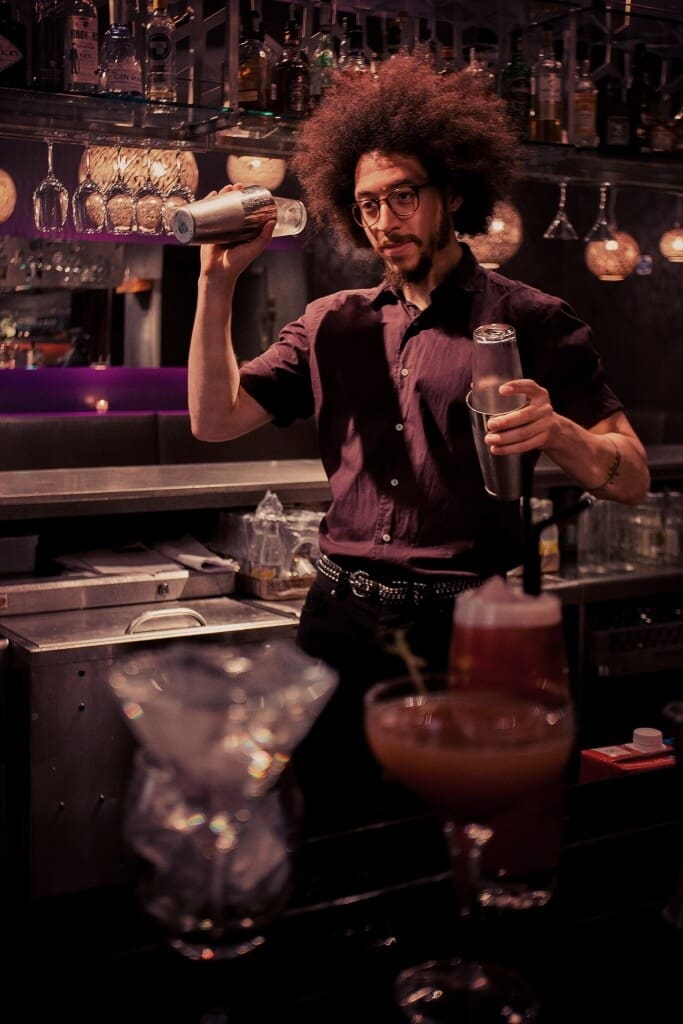 Try a freshly shaken cocktail at Anise