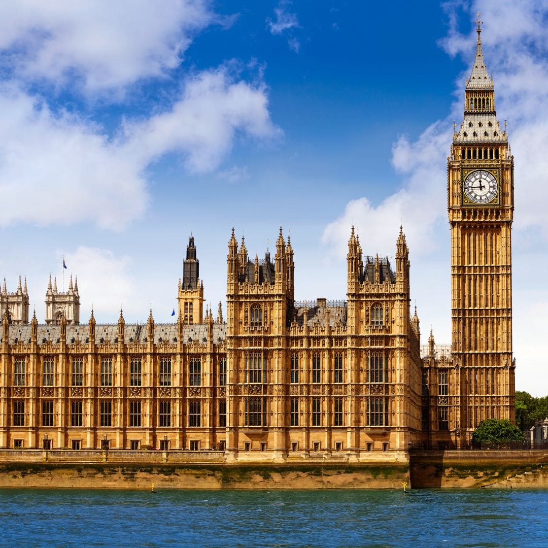 Houses of Parliament and Big Ben near The Cinnamon Club
